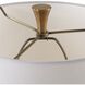 Colette 35.5 inch 150.00 watt Ivory Stone with Brass and Crystal Table Lamp Portable Light