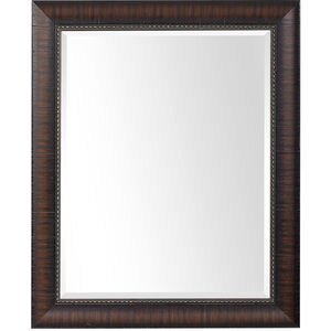 Wythe 34 X 28 inch Burnished Wood with Mahogany Undertones Wall Mirror