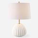 Lynna 22.5 inch 150.00 watt Ivory Stone and Brass Table Lamp Portable Light