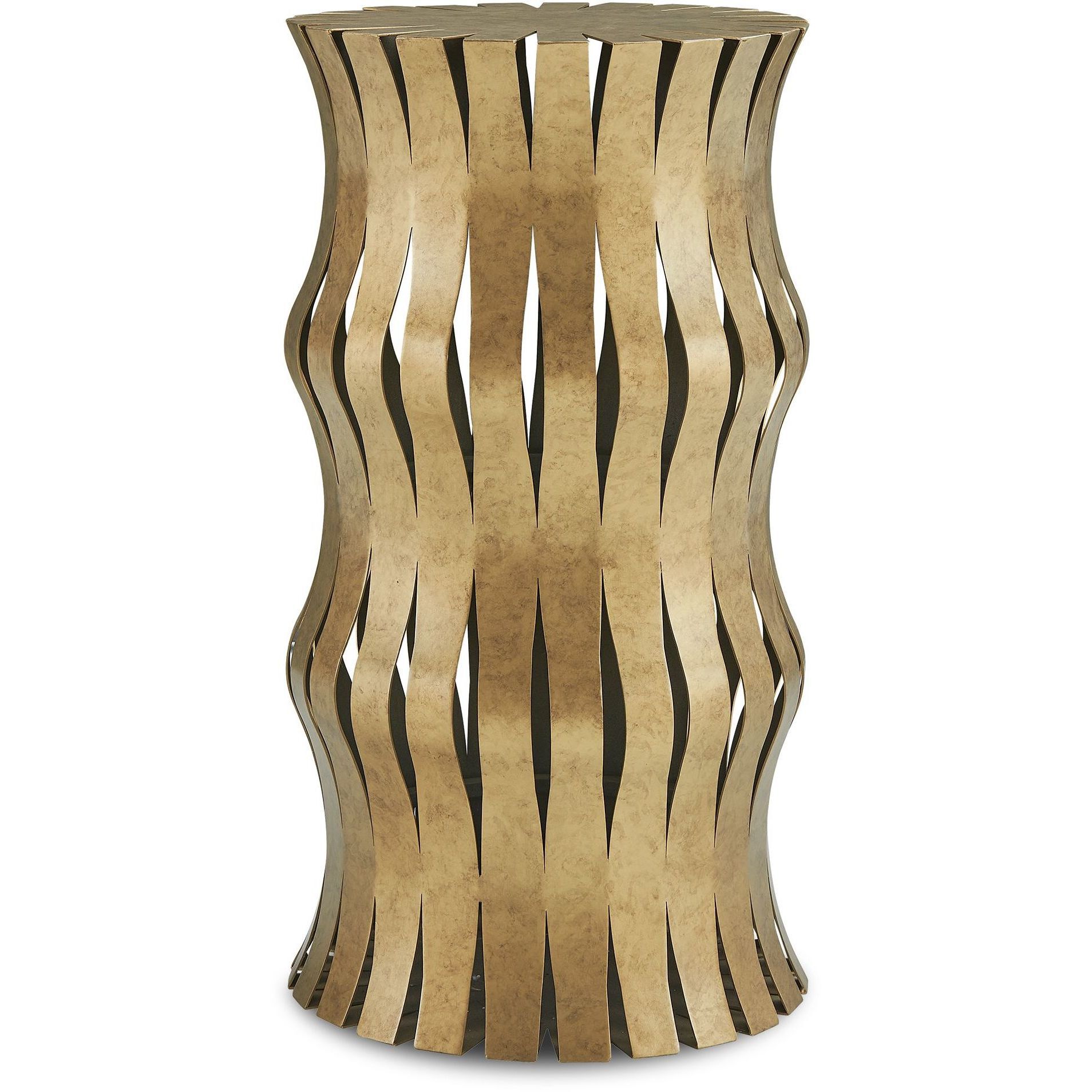Arida 22 X 12 inch Aged Gold Accent Table