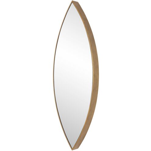 Ellipse 39.75 X 14 inch Antiqued Golden Bronze Mirror