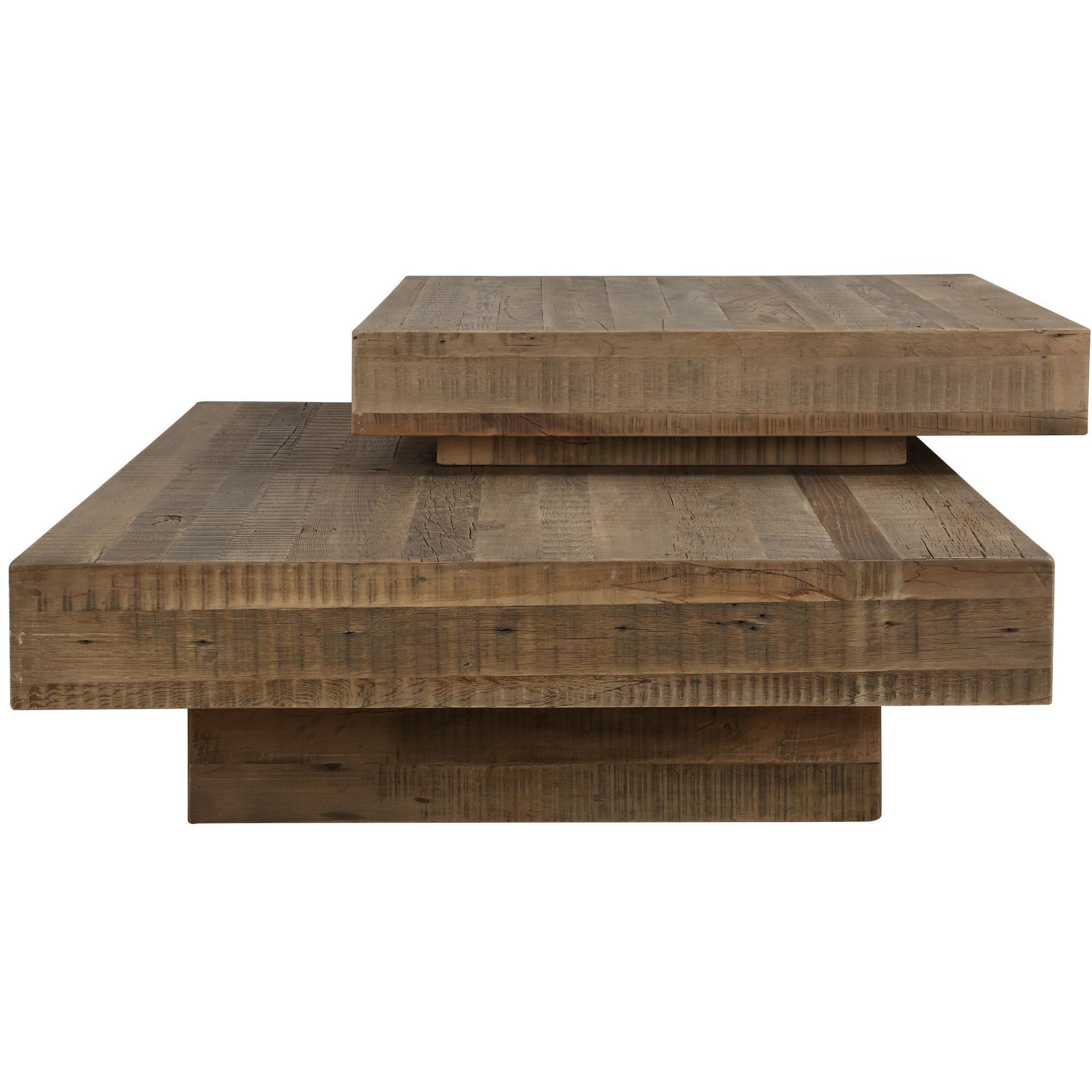 Rustic Planes 57 X 19.5 inch Reclaimed Oak Coffee Table