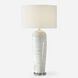 Arden 32.5 inch 150.00 watt Smoky Blue Glaze with Brushed Nickel and Crystal Table Lamp Portable Light