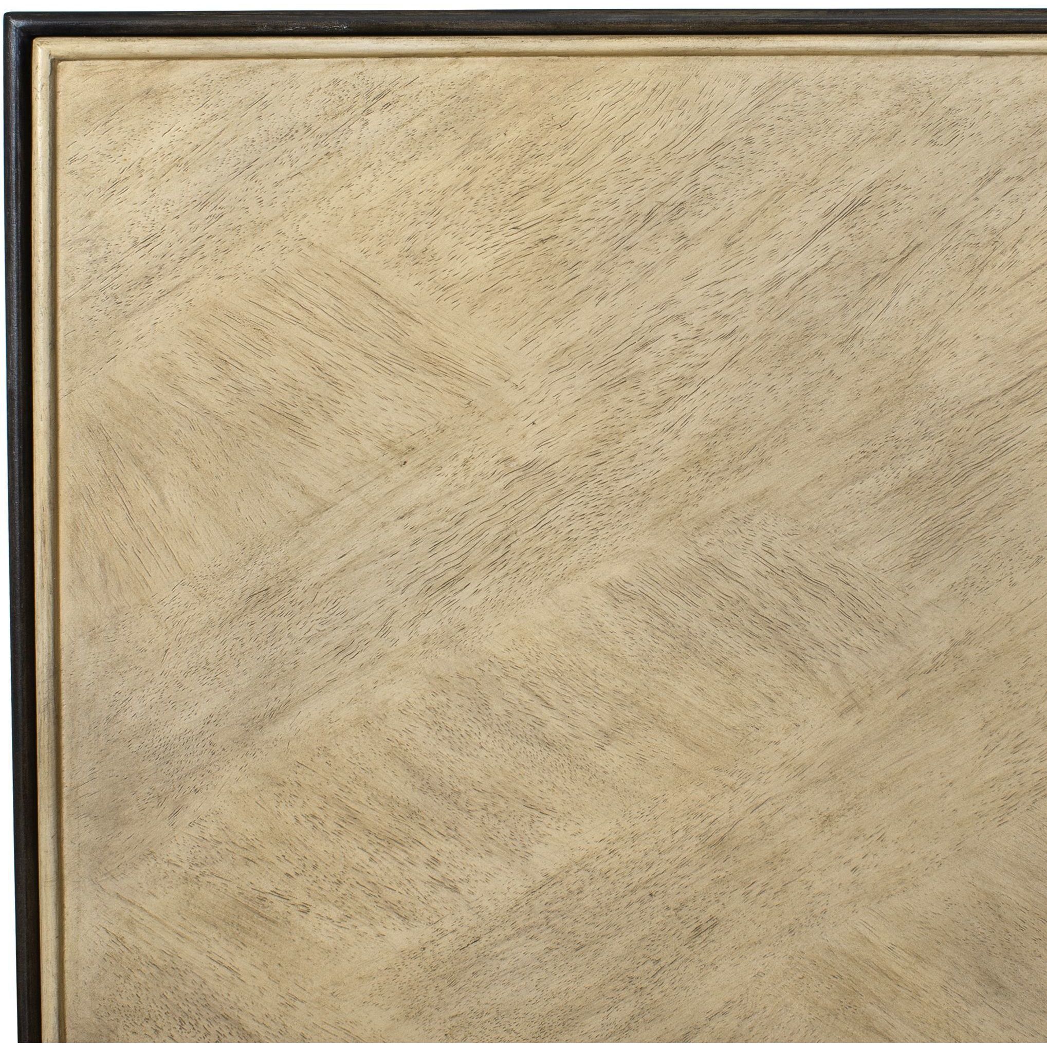 Reina Mango and Java Wood Veneers and Dark Walnut 2 Door Cabinet