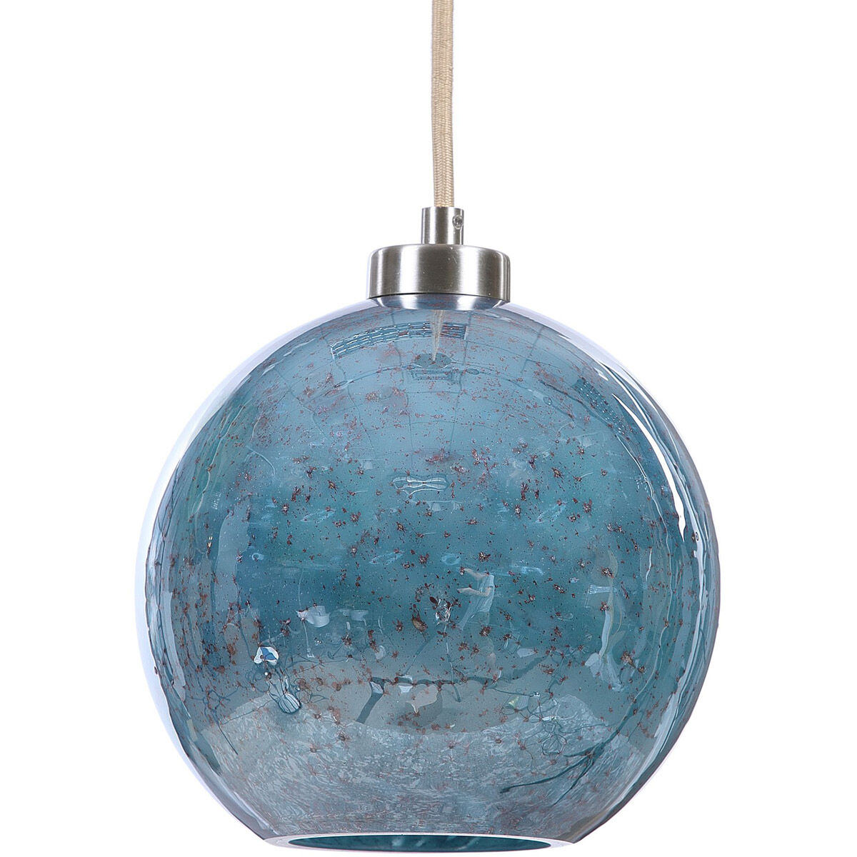 Gemblue 1 Light 9 inch Brushed Nickel Mini Pendant Ceiling Light