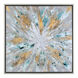 Exploding Star 40 X 40 inch Painting, Hand Painted, Abstract