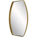 Portal 32 X 20 inch Brass Wall Mirror