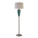 Almanzora 67 inch 150 watt Brushed Nickel Floor Lamp Portable Light
