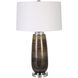 Alamance 28 inch 150.00 watt Light to Dark Rustic Bronze and Brushed Nickel Table Lamp Portable Light