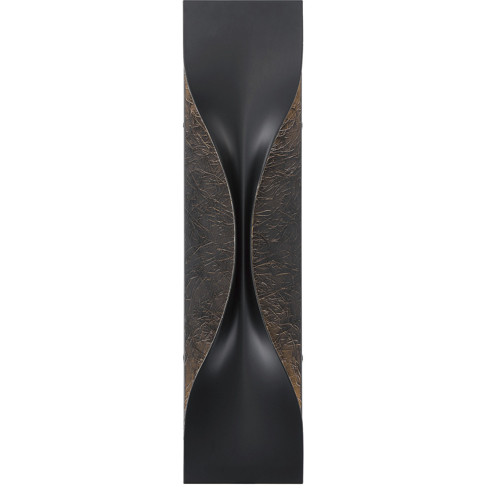 Shayla 1 Light 24 inch Gold and Black Outdoor Wall Sconce