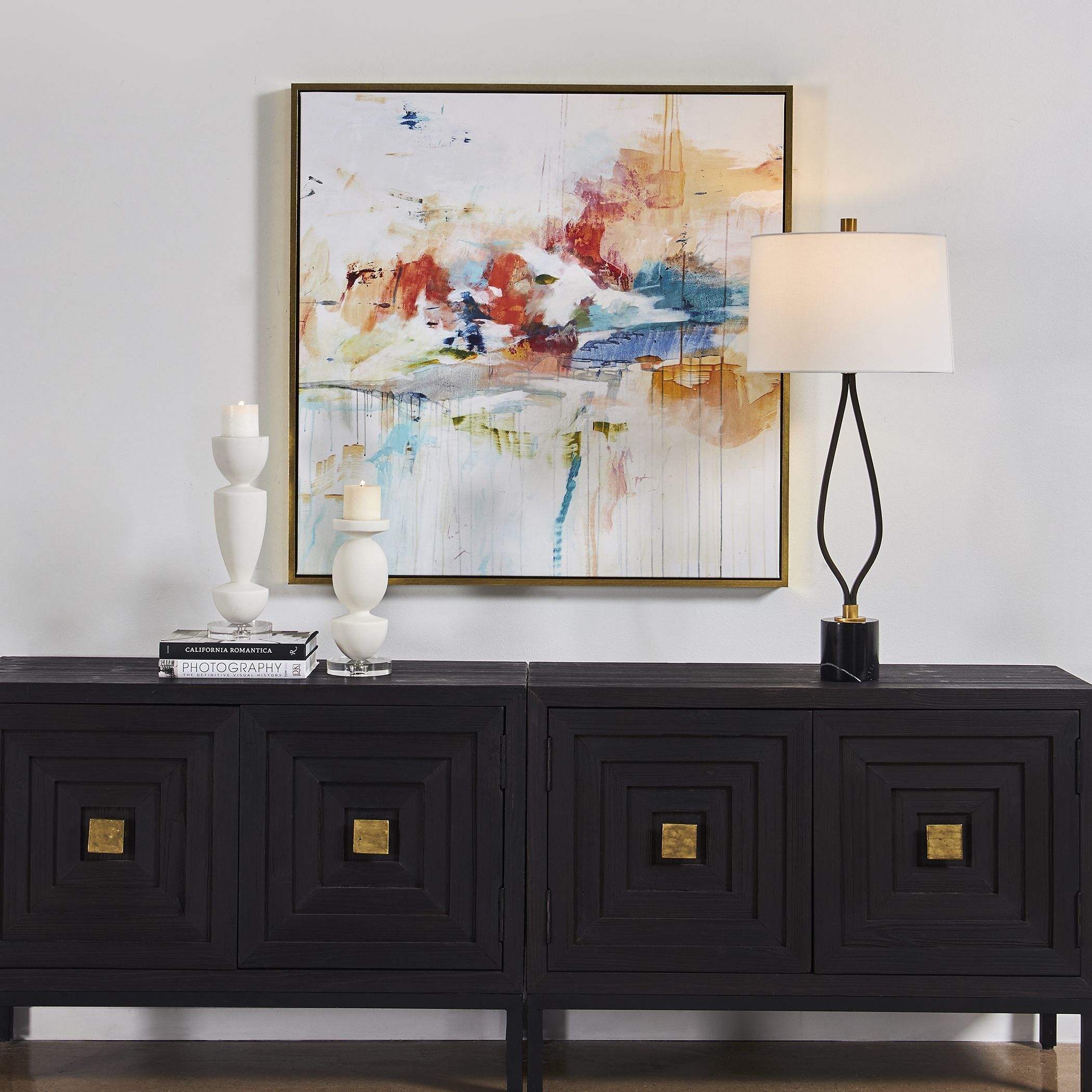 Dream State Multicolor Framed Abstract Art