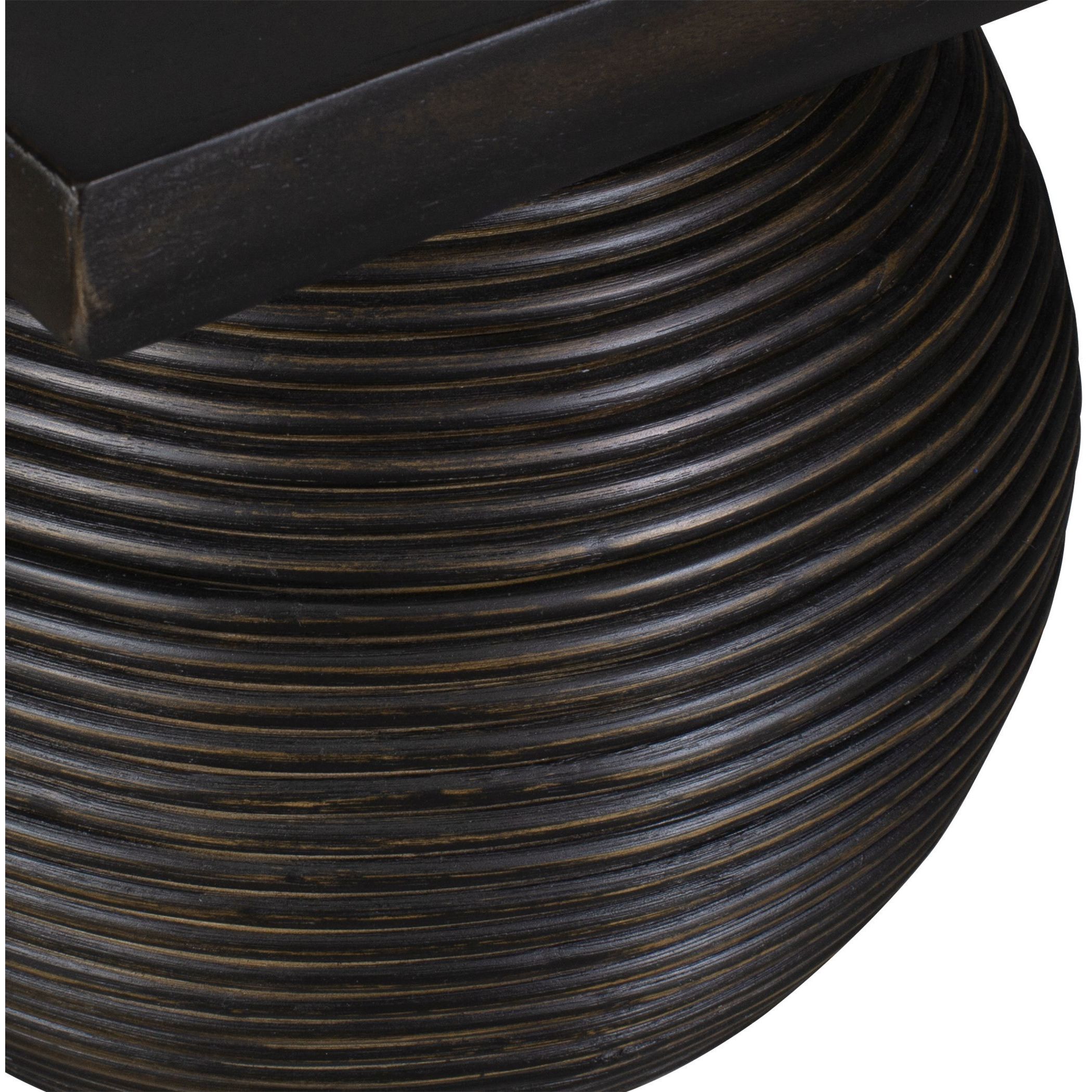 Kasson 44 X 17 inch Distressed Black Coffee Table