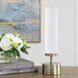 Auden 17 inch Light Antique Brass Rechargeable LED Accent Lamp Portable Light