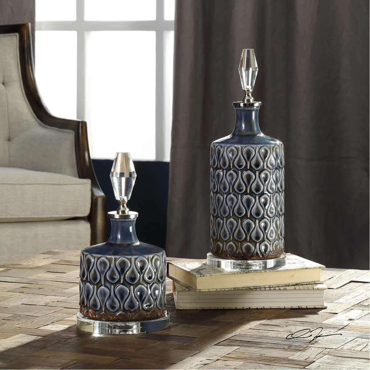 Varuna 14 X 5 inch Bottles, Set of 2