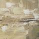 Fragment Gray and Green and Beige and Black Hand Painted Landscape Art