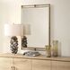 Ripoll 45.75 X 31.25 inch Antique Brass and Amber Acrylic Mirror