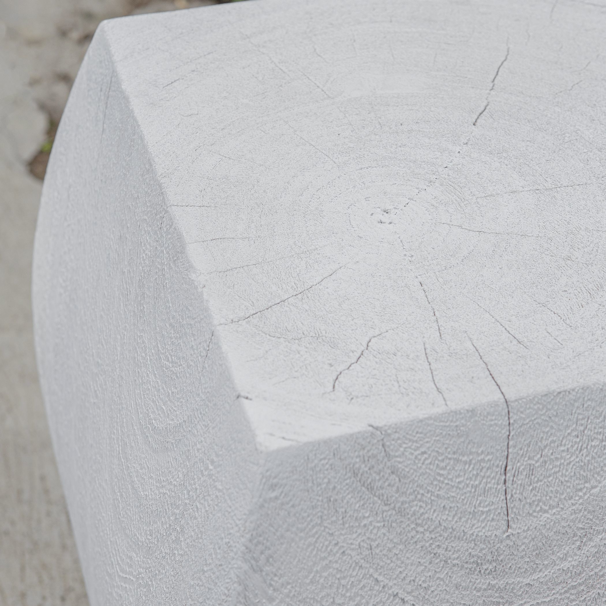 Grove 17 inch Soft Ivory Accent Stool