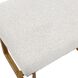 Midas Antique Gold and Driftwood Bench, Small