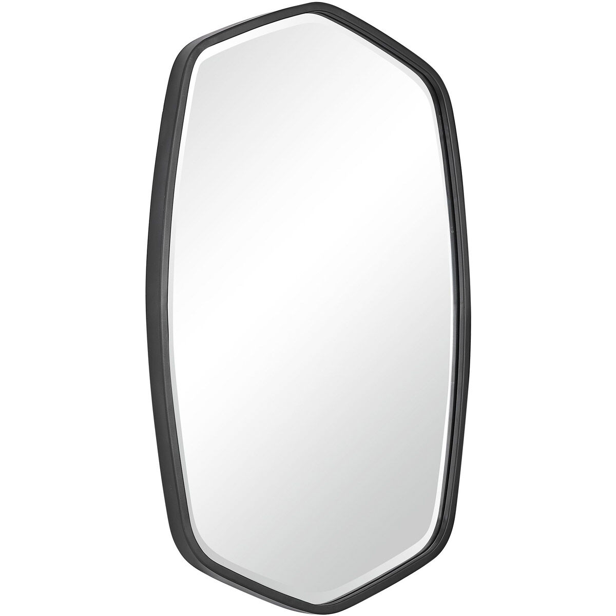 Duronia 36 X 22 inch Satin Black Wall Mirror