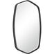 Duronia 36 X 22 inch Satin Black Wall Mirror