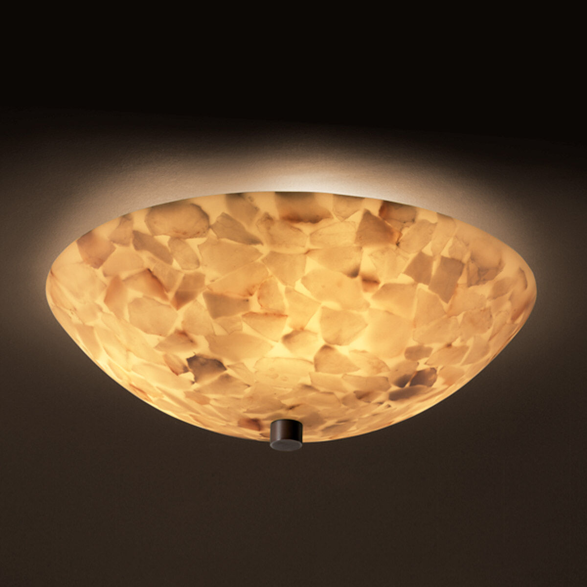 Alabaster Rocks 3 Light Semi-Flush Mount
