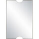 Ticket 36.13 X 24.25 inch Metallic Gold Leaf Vanity Mirror