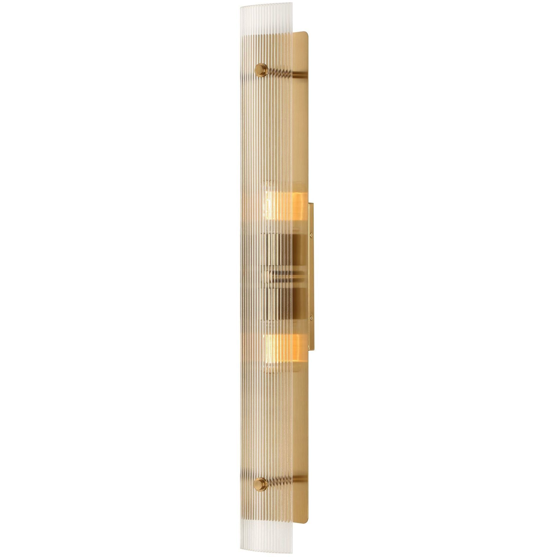 Elmhurst 2 Light 5 inch Warm Brass Vanity Sconce Wall Light