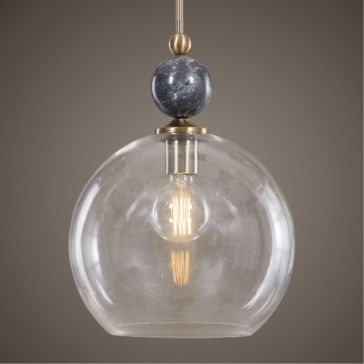 Mendota 1 Light 14 inch Oxidized Aged Brass Pendant Ceiling Light