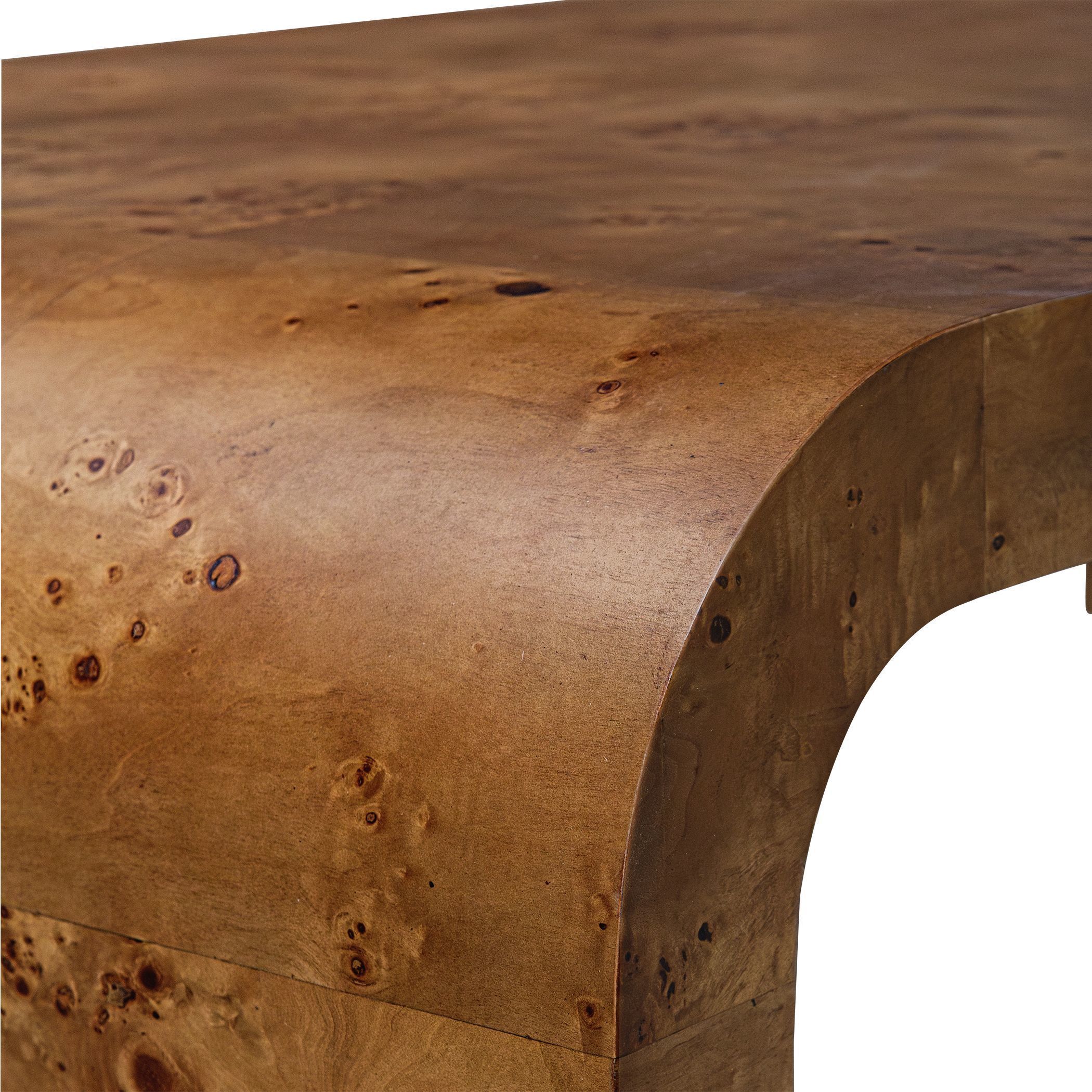 Carraway 56 X 16 inch Burl Veneer Coffee Table