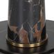 Tallarico 61 inch 150 watt Dark Bronze and Black Marble and Antique Brass Floor Lamp Portable Light