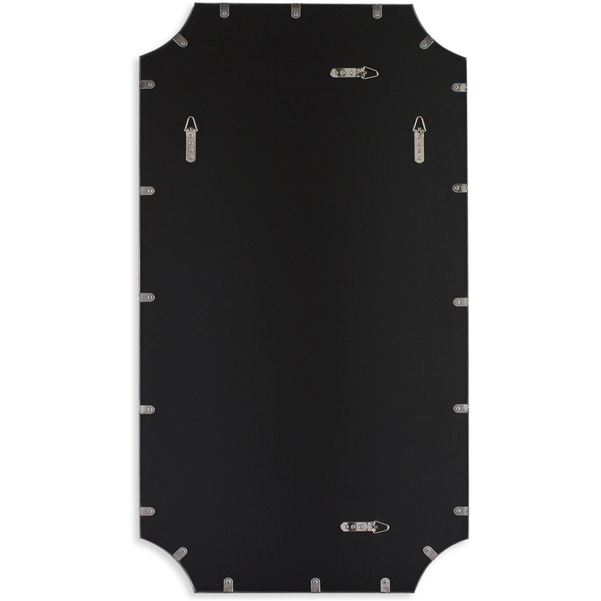 Lennox 40 X 22 inch Nickel Wall Mirror