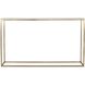Redmond 52 inch Brass and White Marble Sofa Counter Table