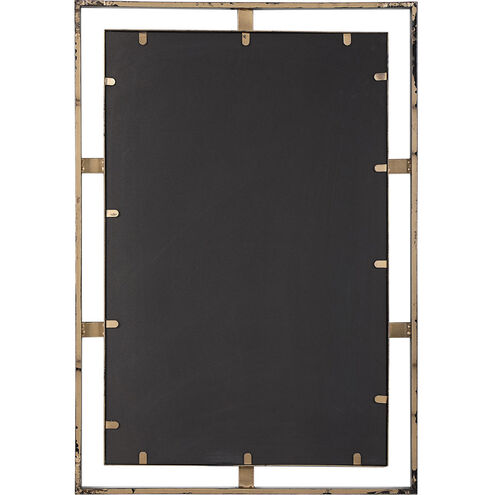 Carrizo 32 X 22 inch Gold and Bronze Wall Mirror