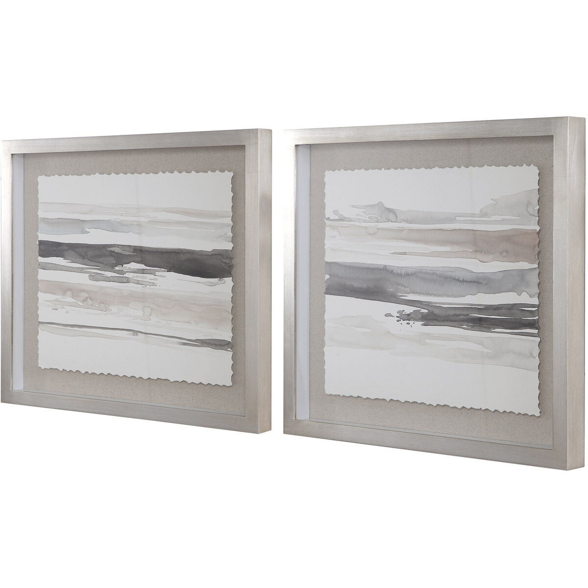 Neutral Landscape 30 X 26 inch Framed Prints, Set of 2
