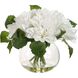 Virtue Dahlia Green and White Centerpiece