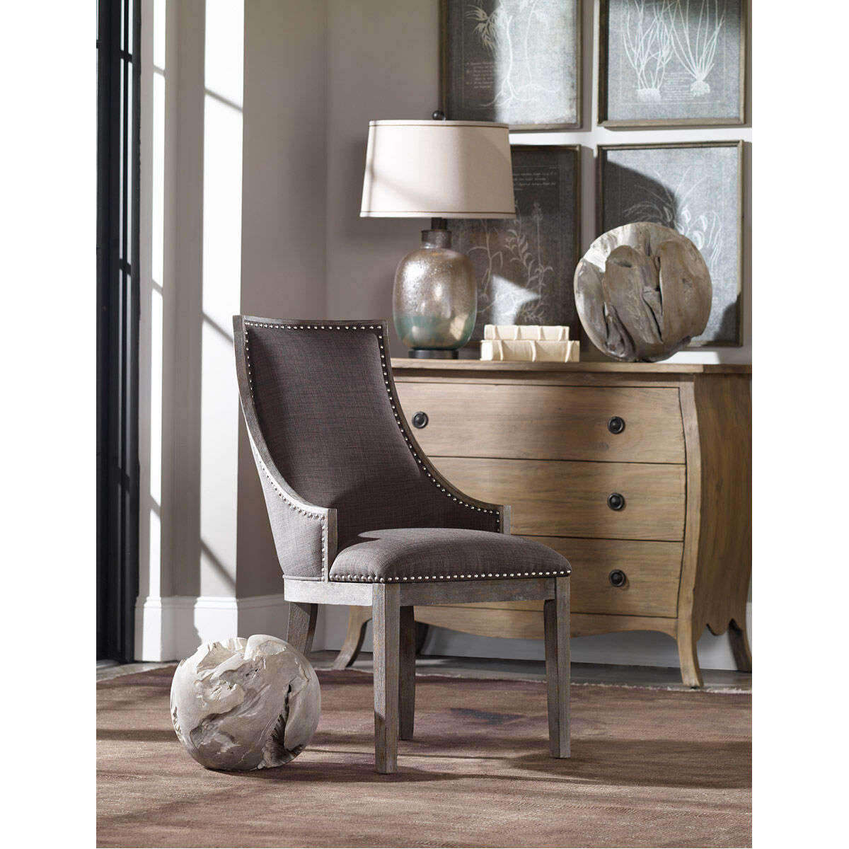 Ermanno Pale Gray Decorative Accents