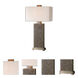 Canfield 32 inch 150 watt Coffee Bronze Table Lamp Portable Light