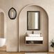 Guerra 48 X 32 inch Dark Bronze and Plated Antique Brass Mirror