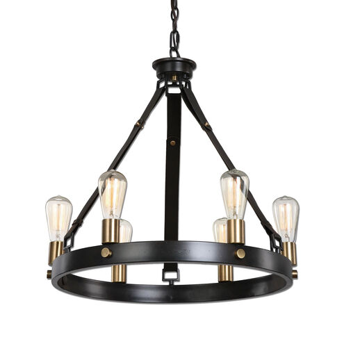 Marlow 6 Light 24 inch Antique Bronze Chandelier Ceiling Light