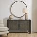 Drury Dark Gray Ceruse and Gunmetal Gray 2 Door Cabinet