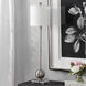 Laton 36 inch 60 watt Silver Buffet Lamp Portable Light