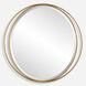 Rhodes 36 X 36 inch Antiqued Metallic Gold Leaf Mirror