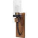 Atwood 1 Light 5 inch Deep Weathered Bronze Sconce Wall Light