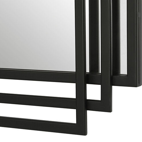 Amherst 37 X 24 inch Matte Black Wall Mirror