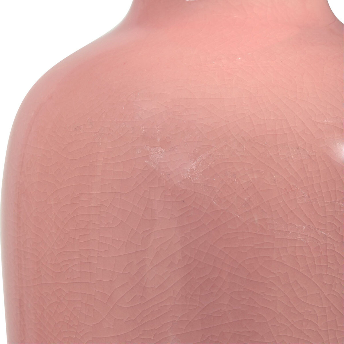 Anastasia 33 inch 150.00 watt Light Pink Glaze with Crystal and Brushed Nickel Table lamp Portable Light