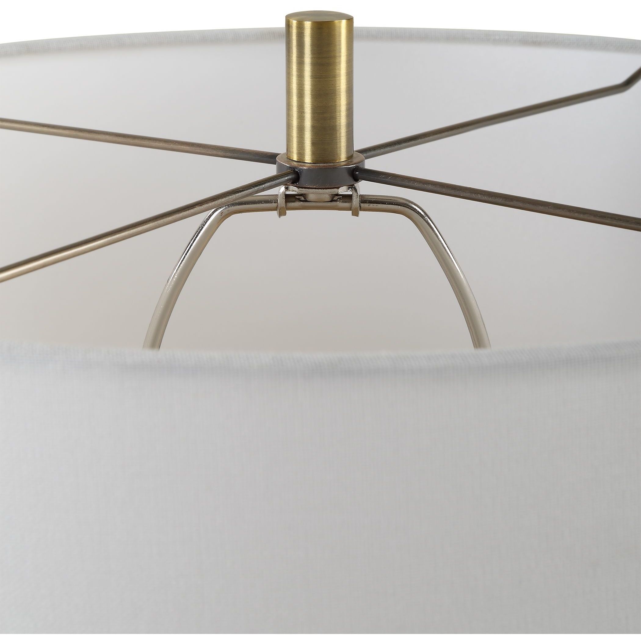 Threefold 29.75 inch 150.00 watt Black Stone and Antique Brass Table Lamp Portable Light