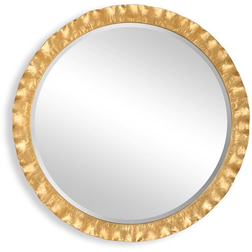 Haya 39.75 X 39.75 inch Gold Leaf Mirror