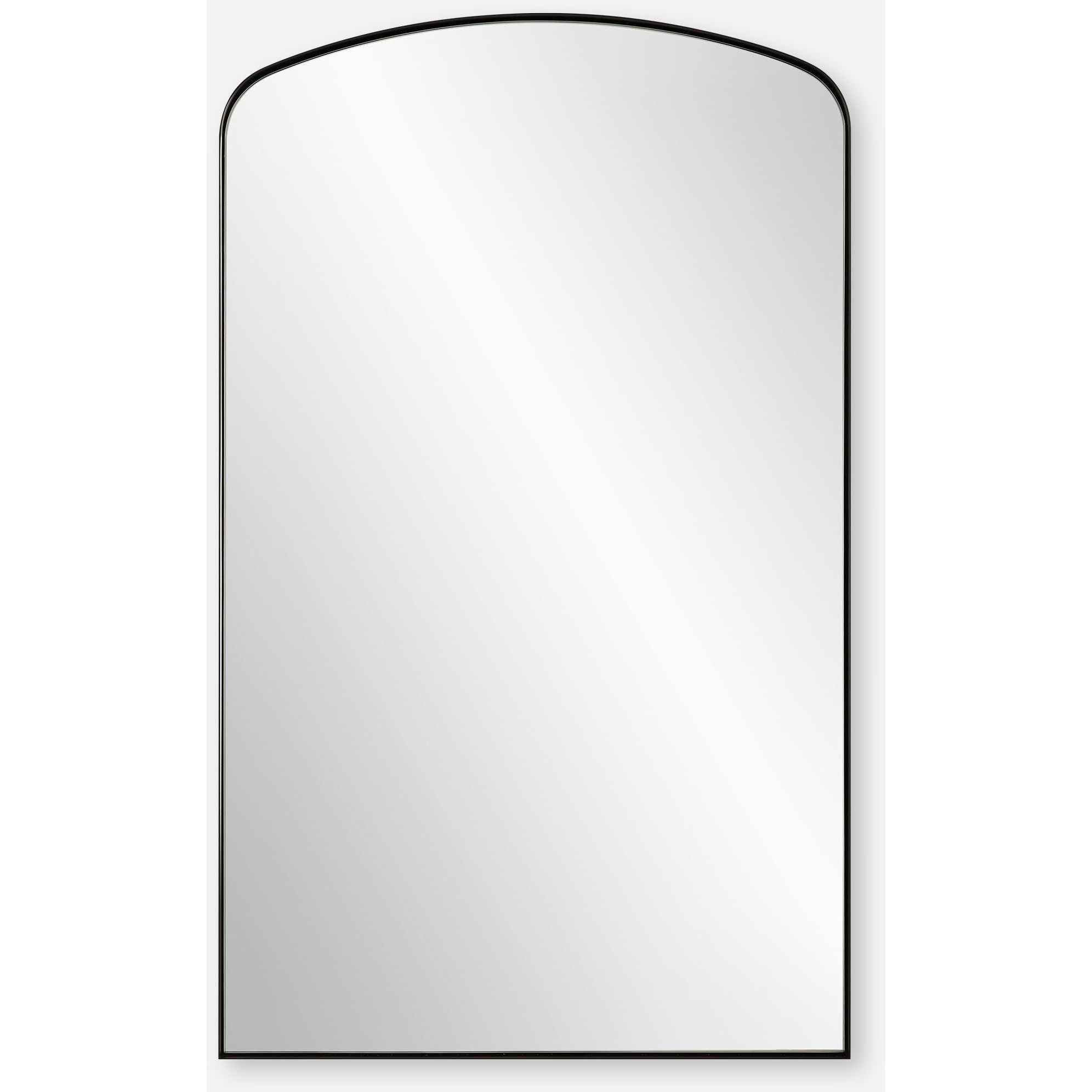 Tordera 40 X 24 inch Satin Black Arch Mirror