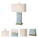 Cantarana 29 inch 100 watt Blue-Gray Table Lamp Portable Light