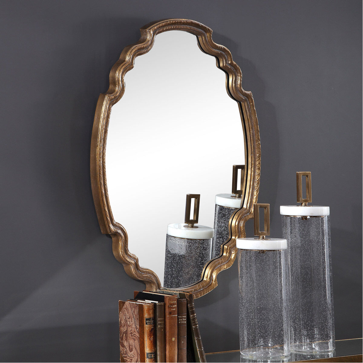 Ariane 35 X 25 inch Gold Wall Mirror